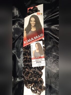 Harlem 125 Kima Synthetic Crochet Braiding Hair - Disco Curl 18" color P4/30